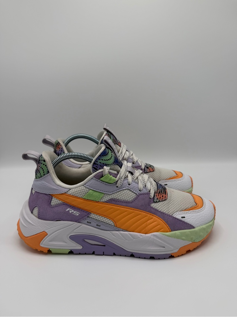 Puma RS-Runner Youth Sneaker - Purple, Orange, Green, White